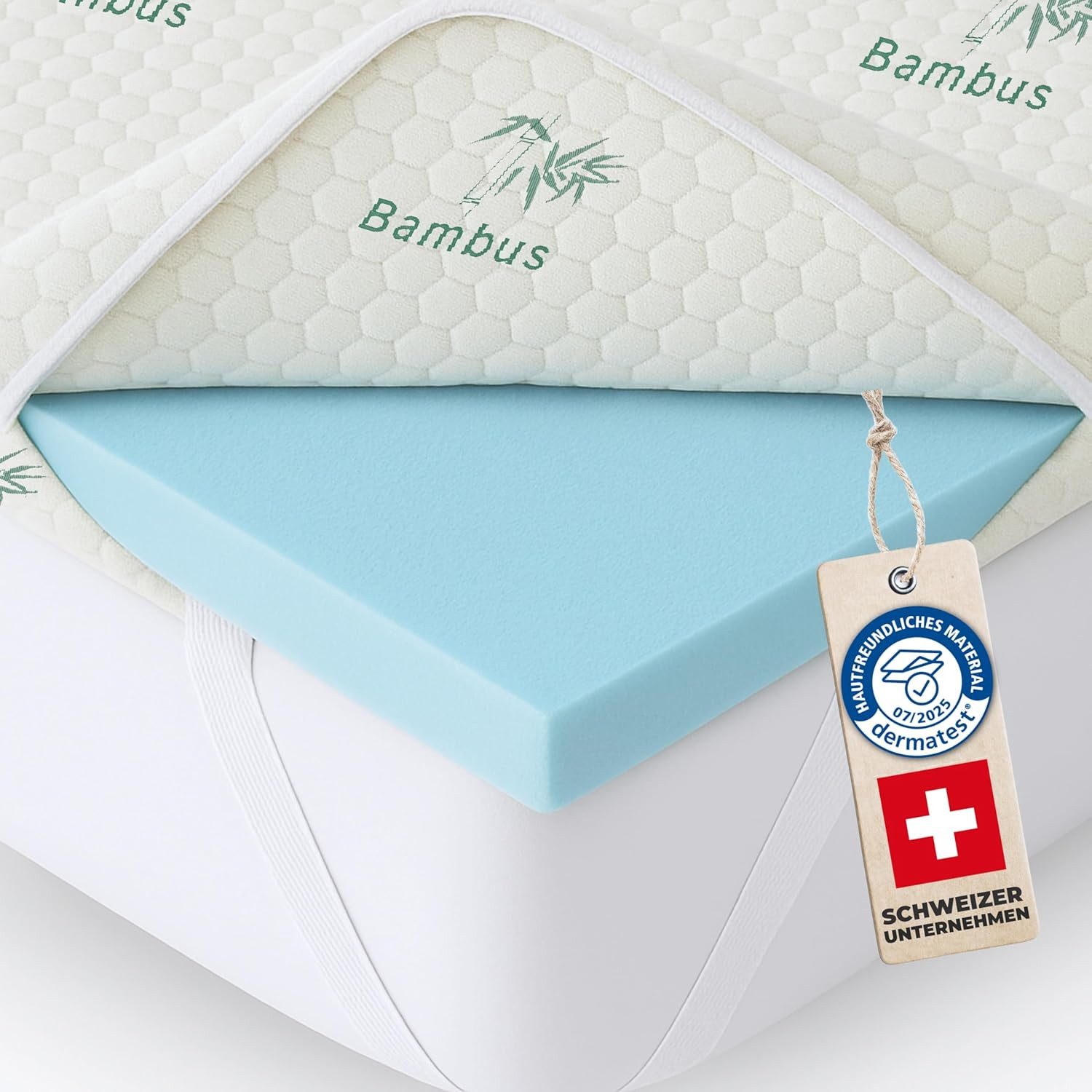 Welldora, Topper – Weich & Druckentlastend, für Harte Matratze, 5 cm hoch, günstig online kaufen