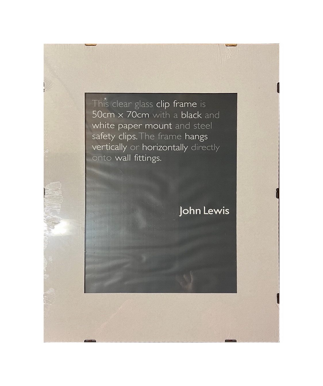 Oslo MasterLine Einzelrahmen Bilderrahmen rahmenlos Puzzlerahmen mit Klargl günstig online kaufen