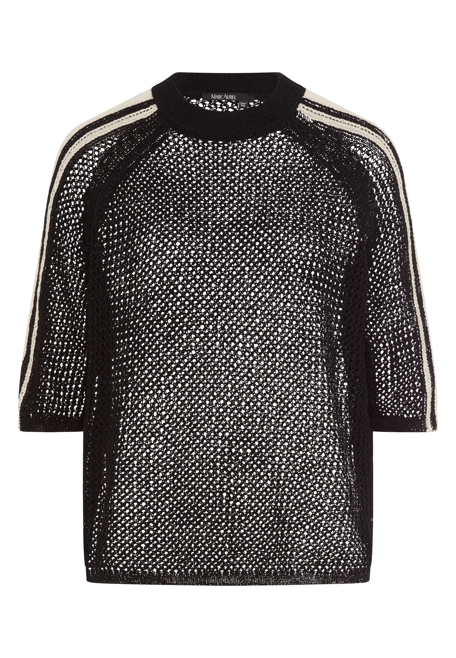 MARC AUREL Strickpullover aus Netz-Struktur