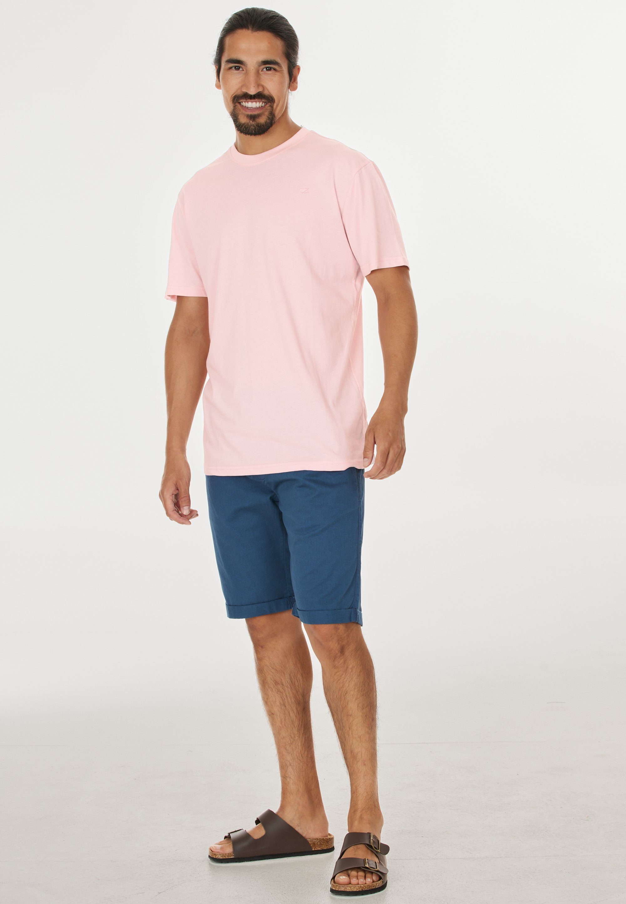 Highmore rosa aus CRUZ T-Shirt Baumwolle reiner