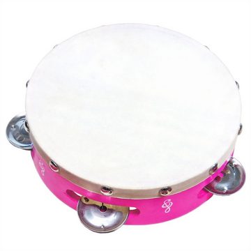 keepdrum Kinderschlagzeug KDLT4C Kinder Percussion-Set Pink 5 teilig