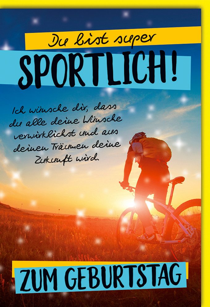 Verlag Dominique Grußkarten Geburtstag Glückwunschkarte im Format 11