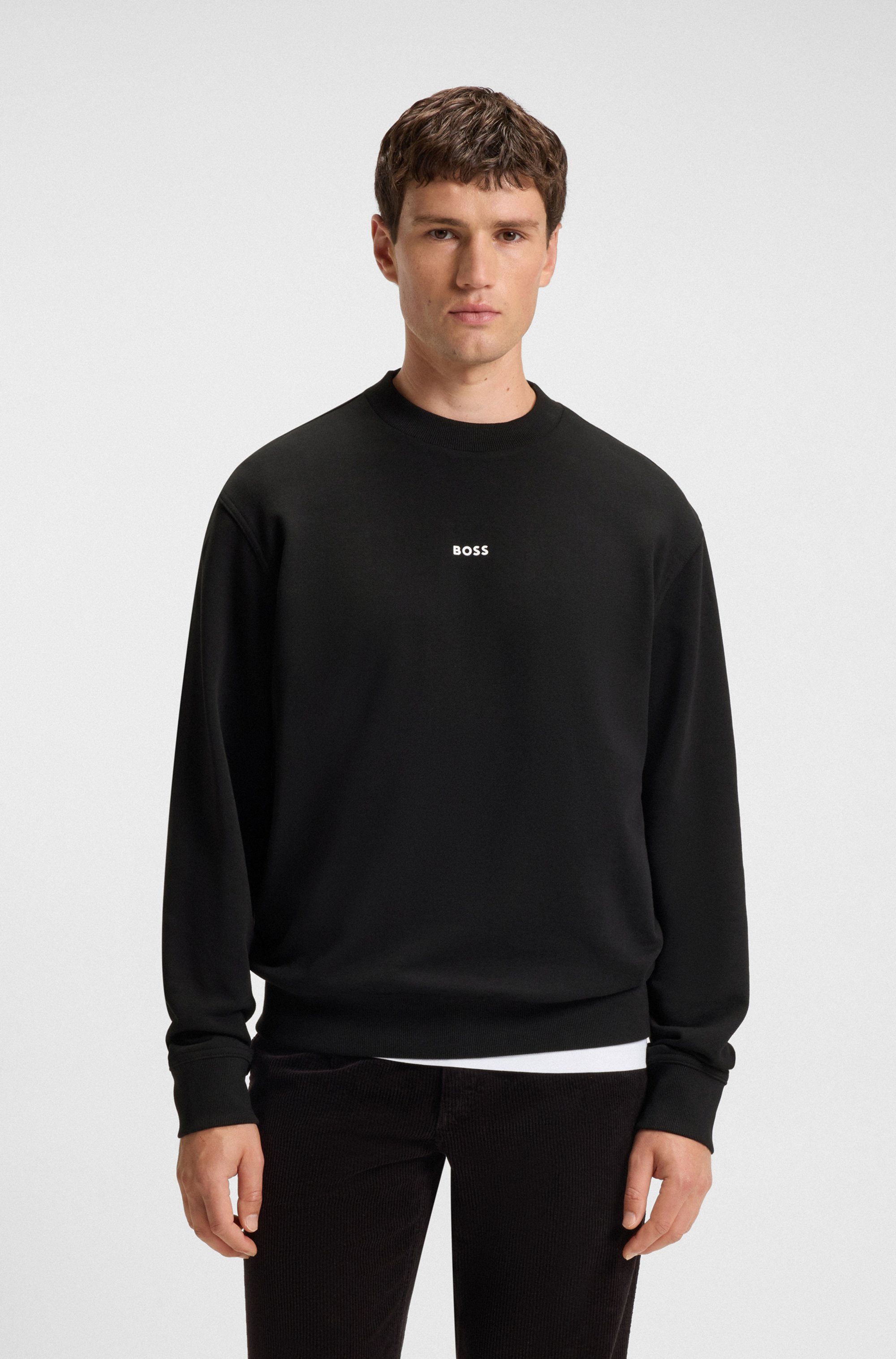 BOSS ORANGE Sweatshirt WeSmallcrew mit Logo auf der Brust