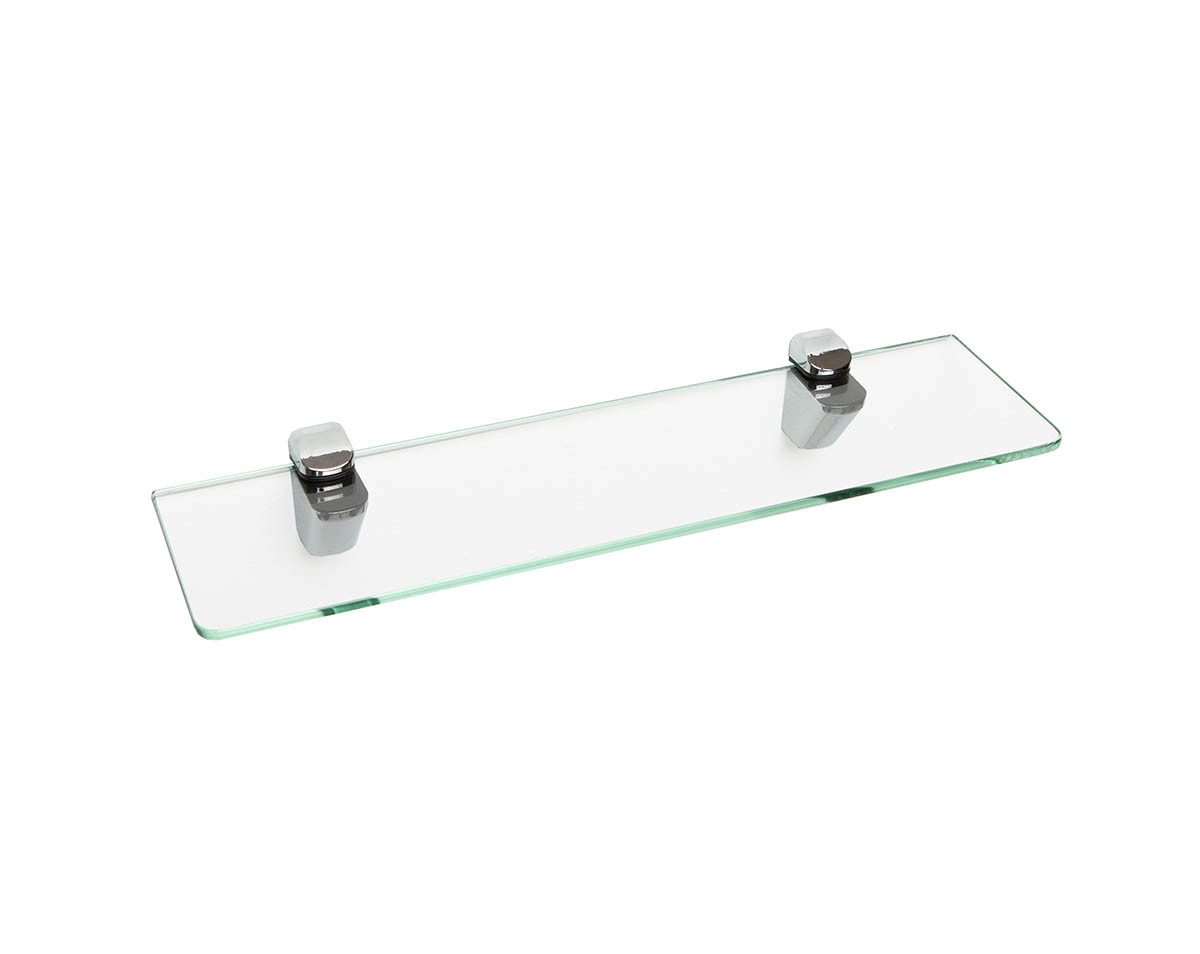 einfachgutemoebel Waschtisch-Set Glasregal 40x10cm Sicherheitsglas ESG, günstig online kaufen