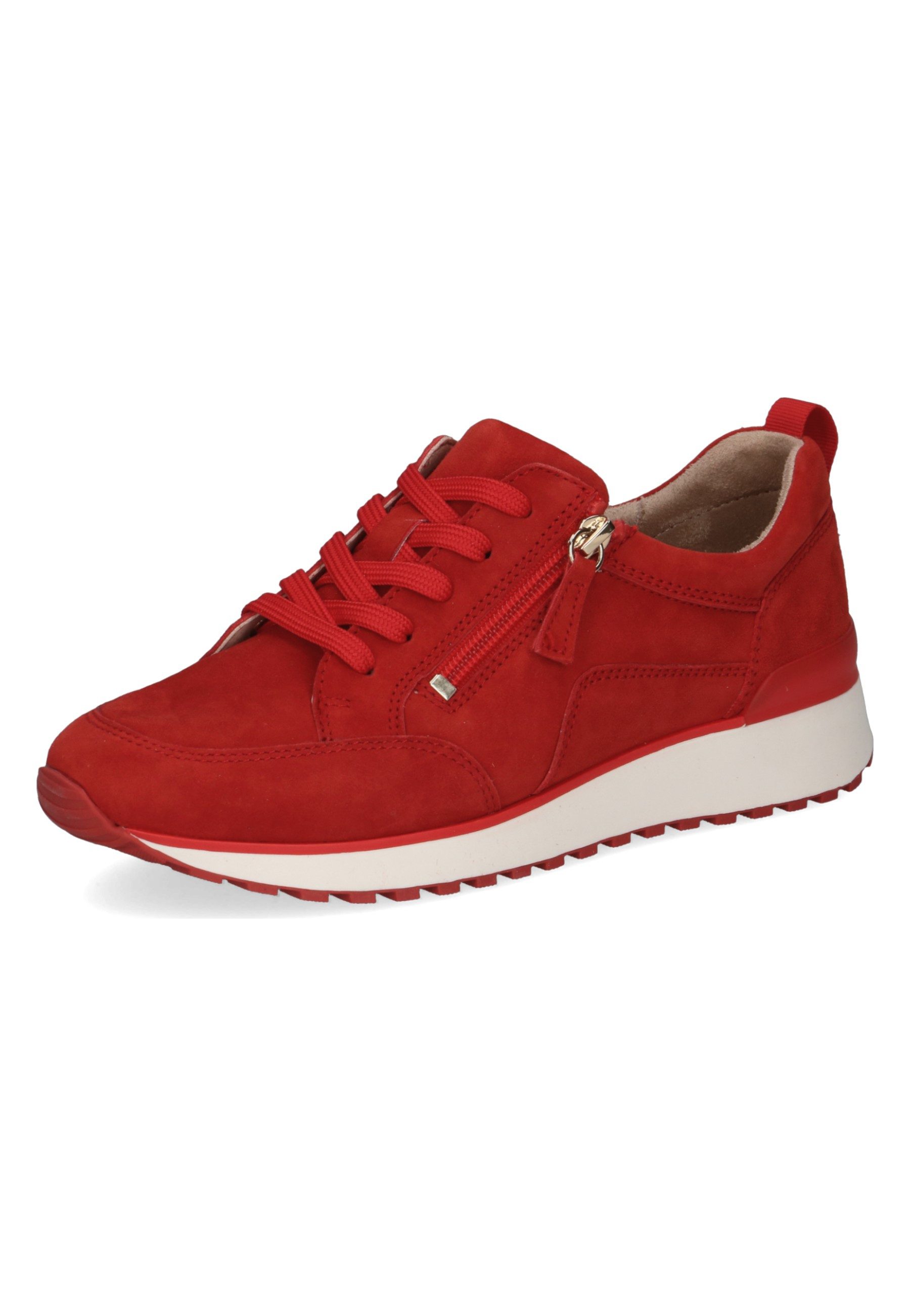 Caprice 9-23702-42 524 Red Suede Sneaker