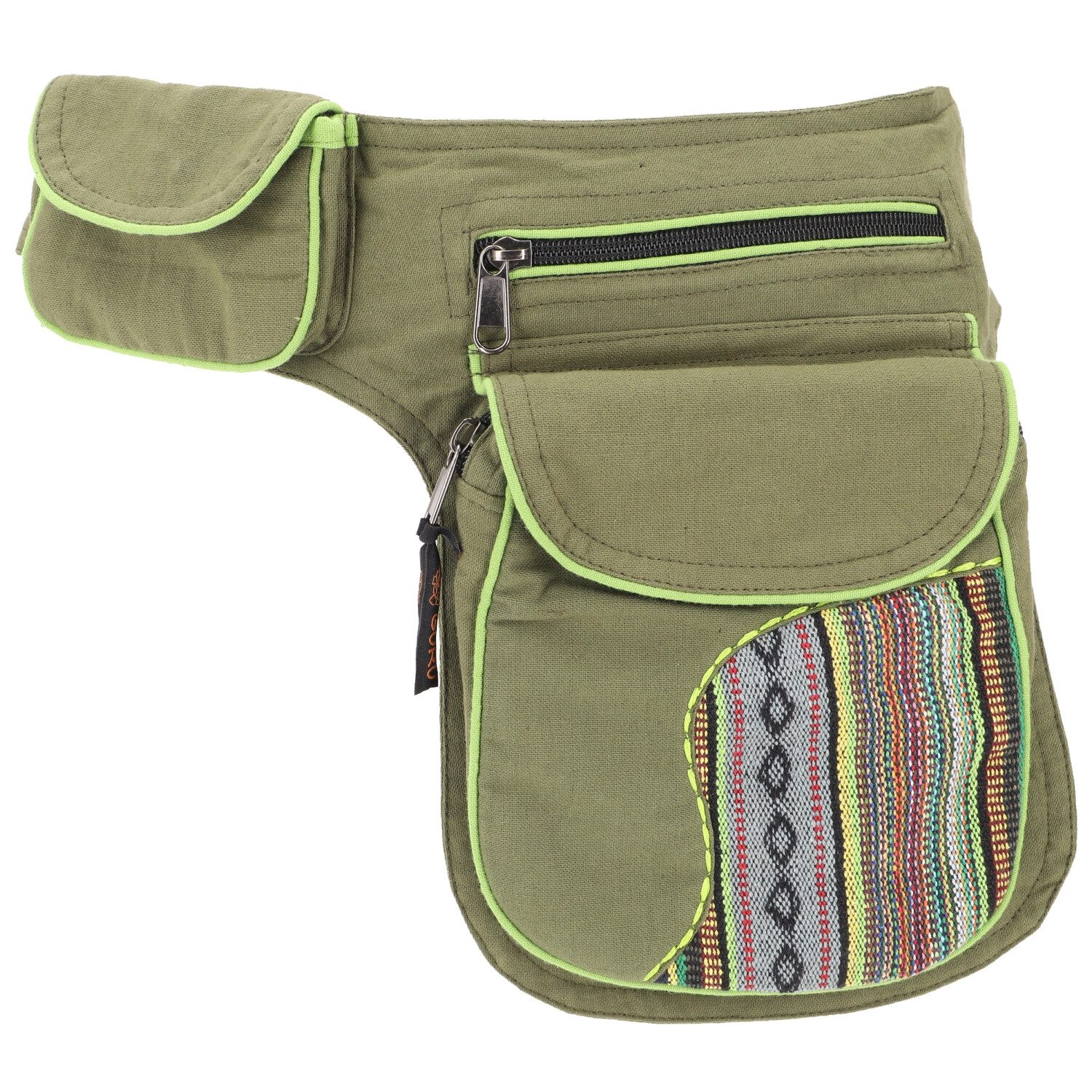 Guru-Shop Gürteltasche Stoff Sidebag, Bauchtasche, Goa Gürteltasche -..