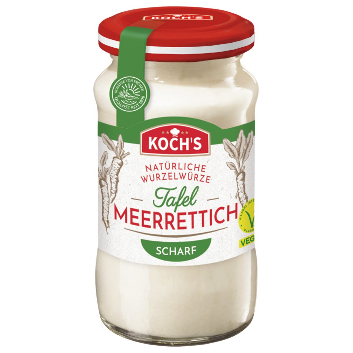 Homann Saucen, Kochs Tafelmeerrettich streichzart mild servierfertig im Glas 140g