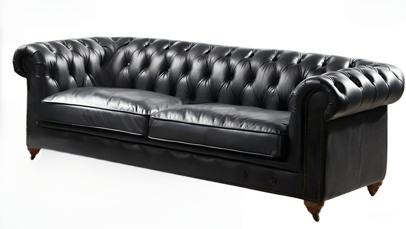 Xlmoebel Chesterfield-Sofa Klassische Chesterfield Couch in edlem Design, 3-Sitzer Sofa 1 Teile, Hergestellt in Europa