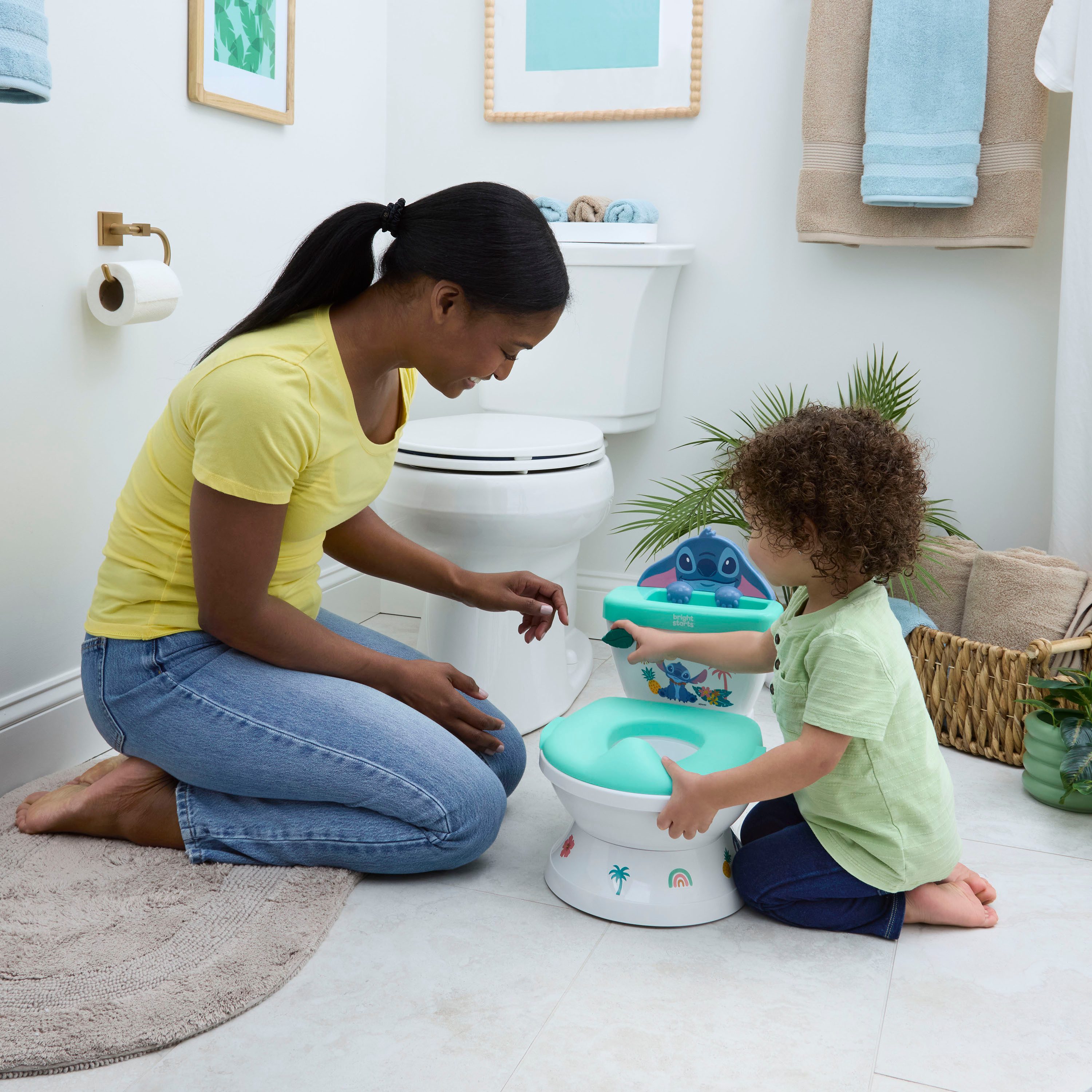 Bright Starts Toilettentrainer Stitch My Size Potty