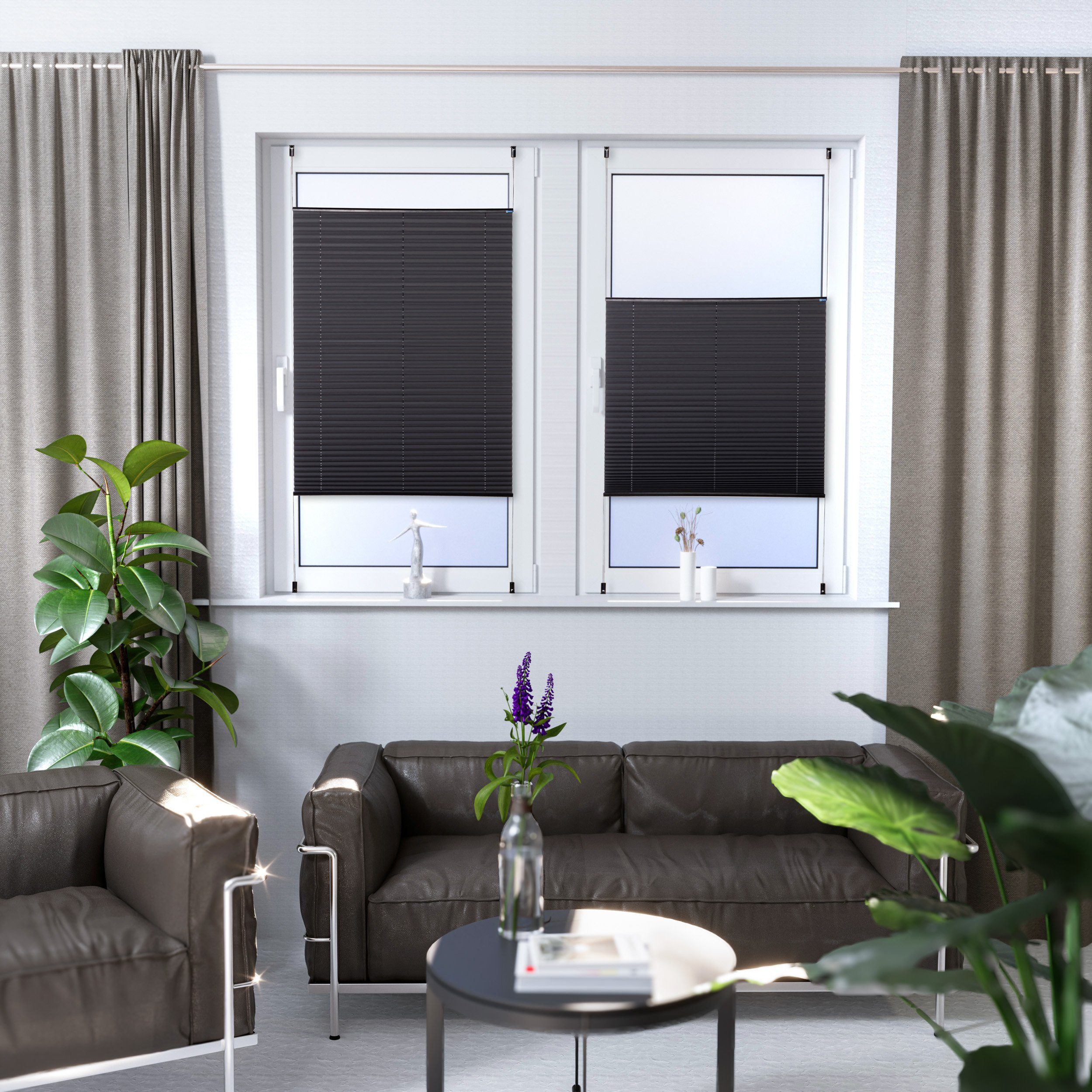 K-HOME Plissee Thermo Elsa von K-home, Verdunklung mit beschichteter Rückse günstig online kaufen
