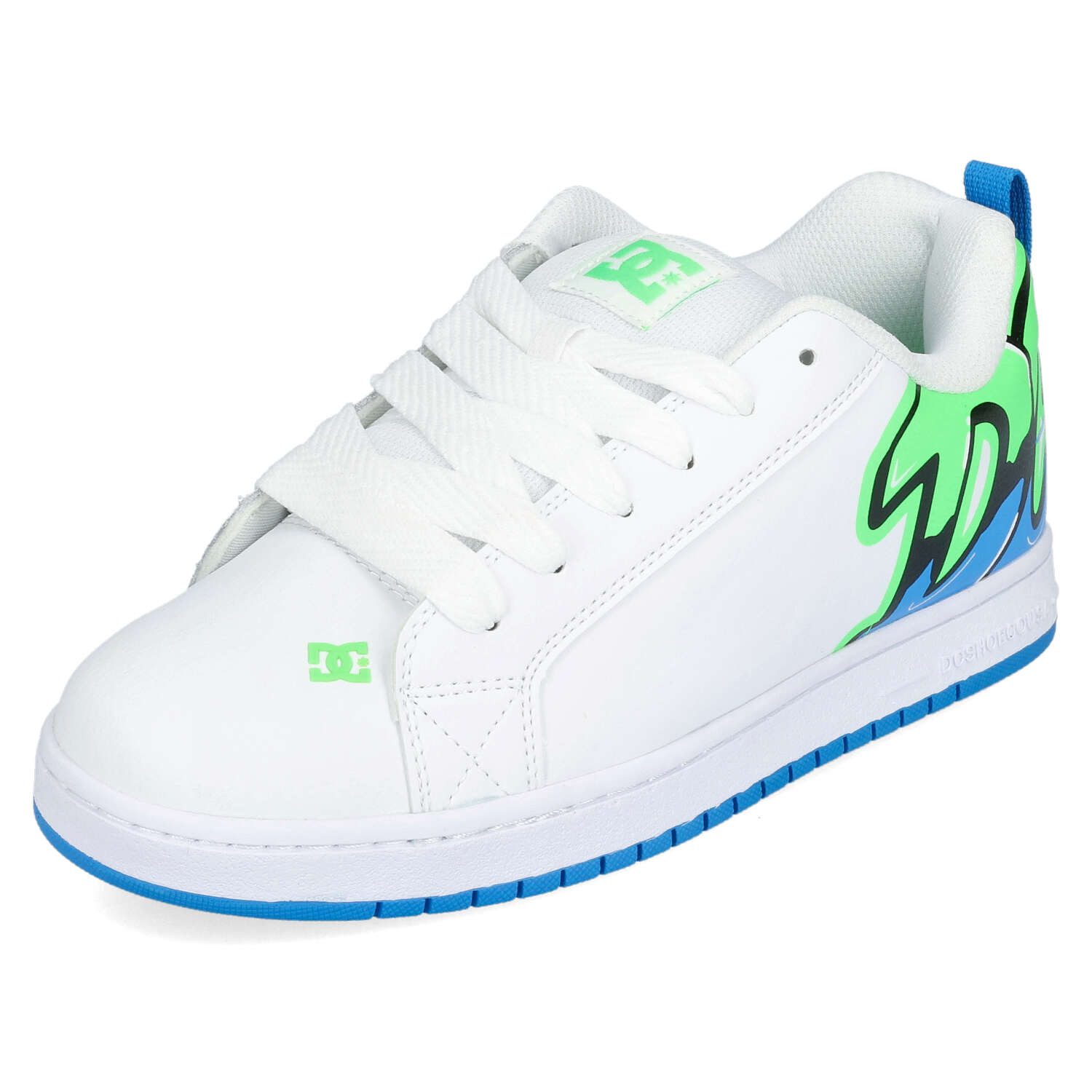 DC Shoes DC Shoes Court Graffik White/Lime/Turquoise Кроссовки