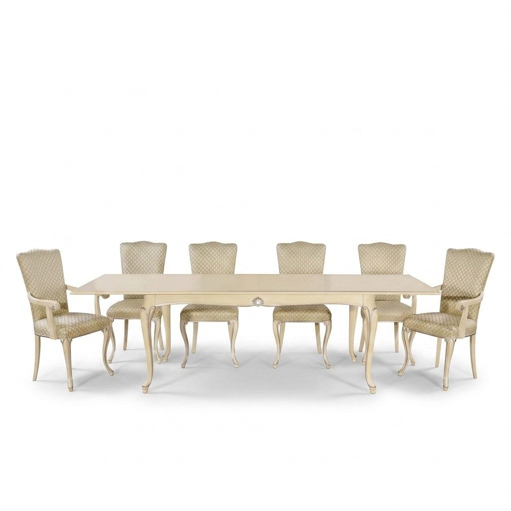 Xlmoebel Esstisch Italienischer Esstisch aus Holz mit elegantem Design (Esstisch, 1-St., Esstisch), Hergestellt in Europa