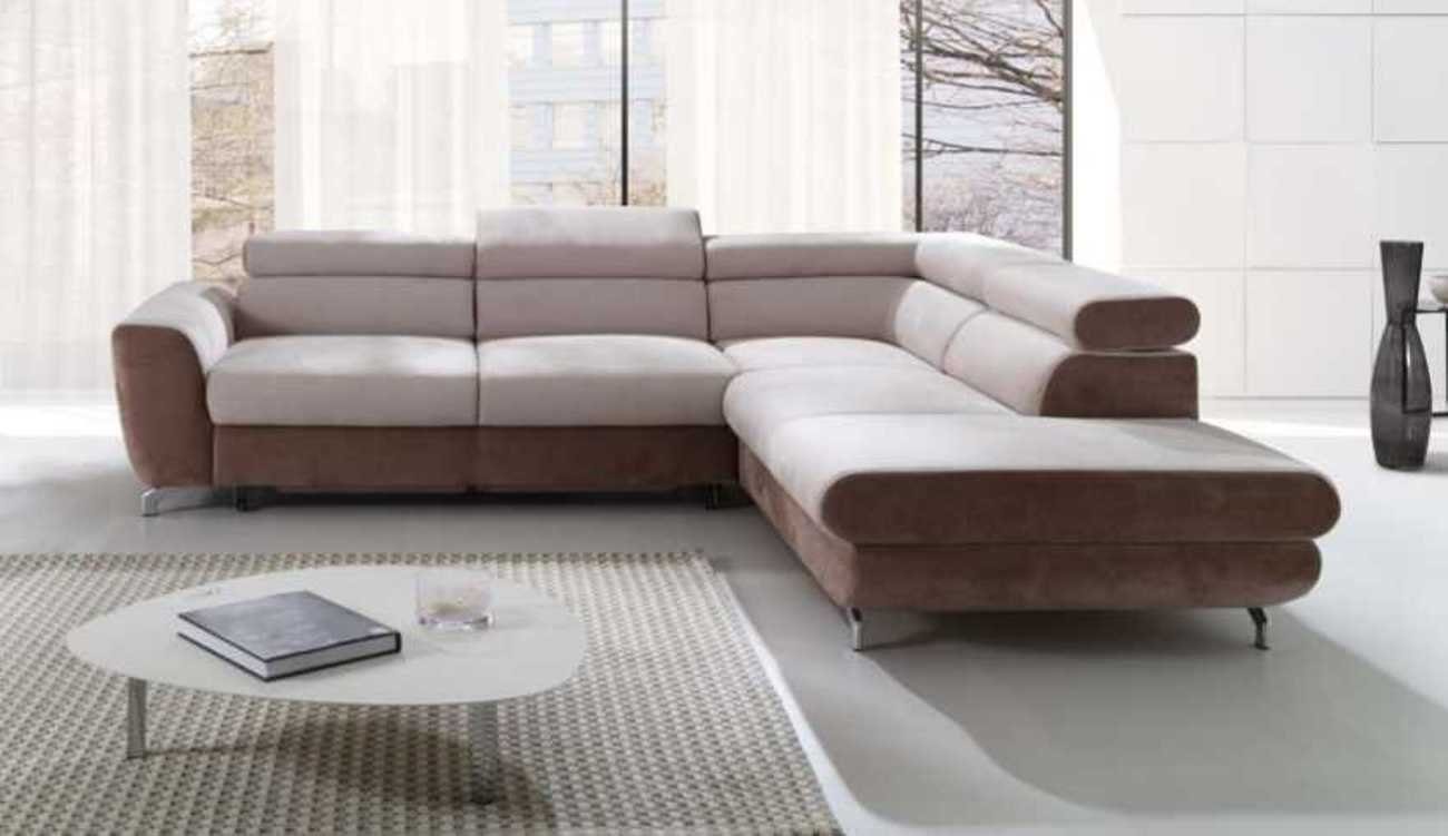 JVmoebel Ecksofa Luxuriöse beige Wohnlandschaft Luxus Sofa, Made in Europe
