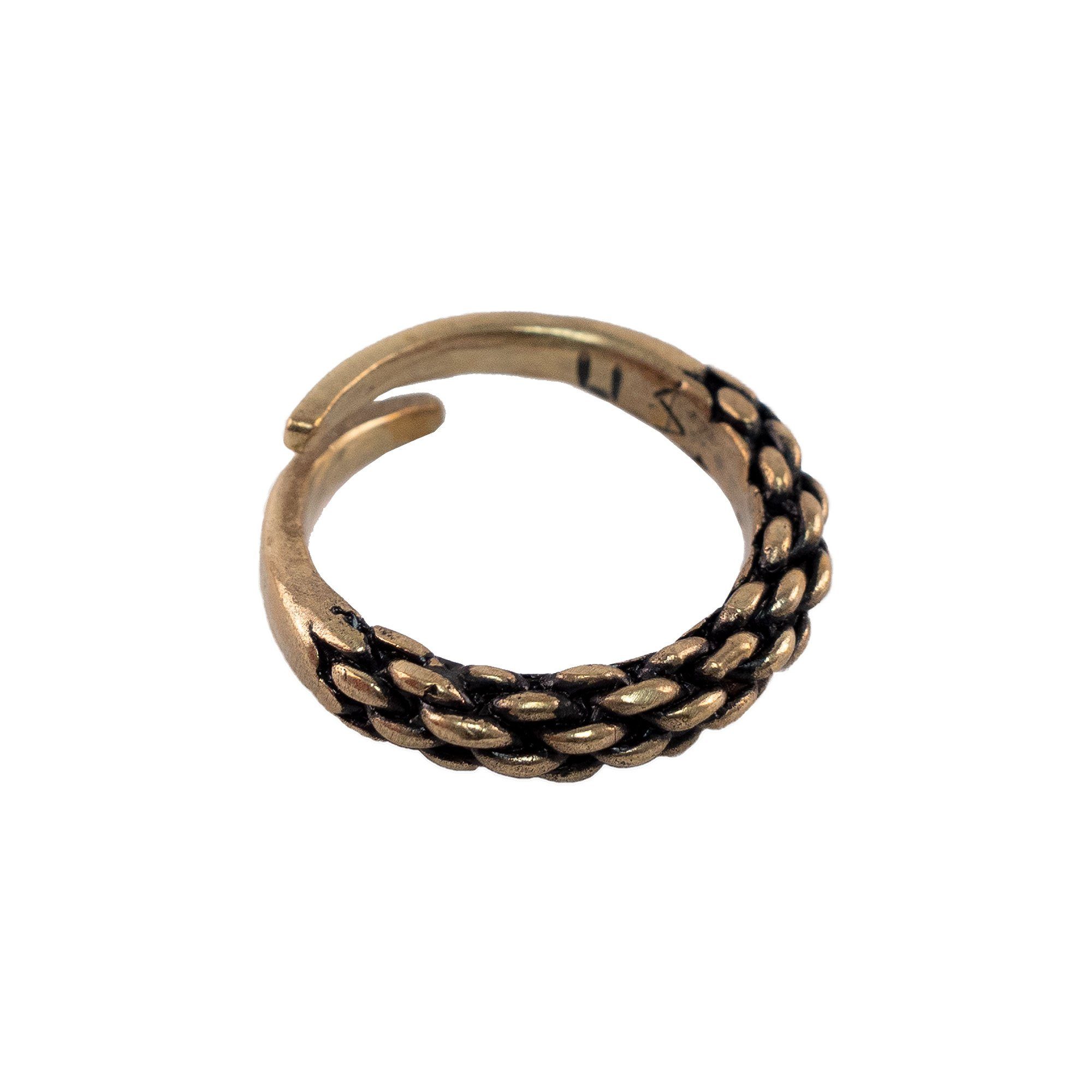 Pera Peris Burgfräulein-Kostüm Wikinger Ring bronze "Chain" verschiedene Größen