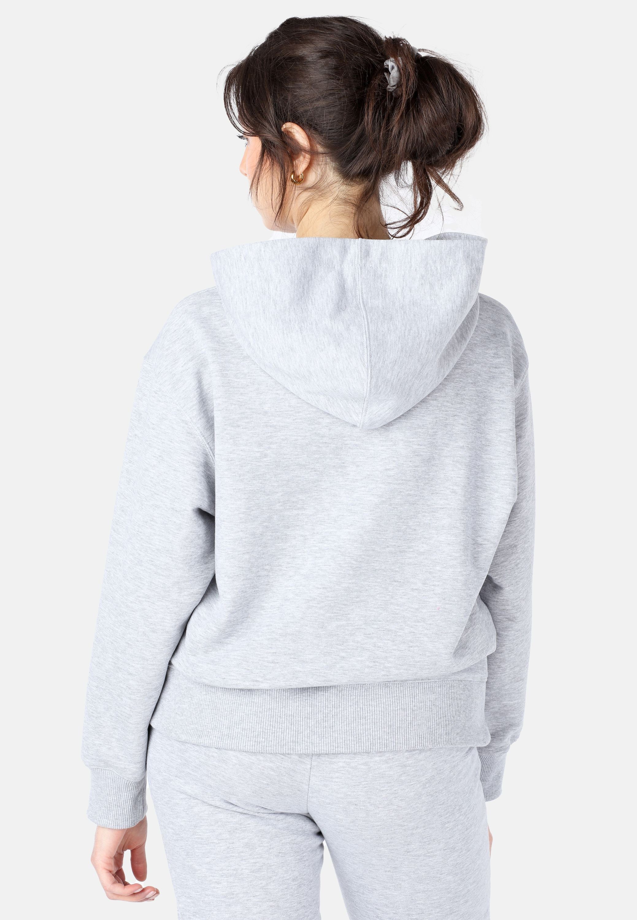 Bellivalini Kapuzensweatshirt Kapuzenpullover lang Damen Hoodie Sportanzug Oberteil Pullover BLV210