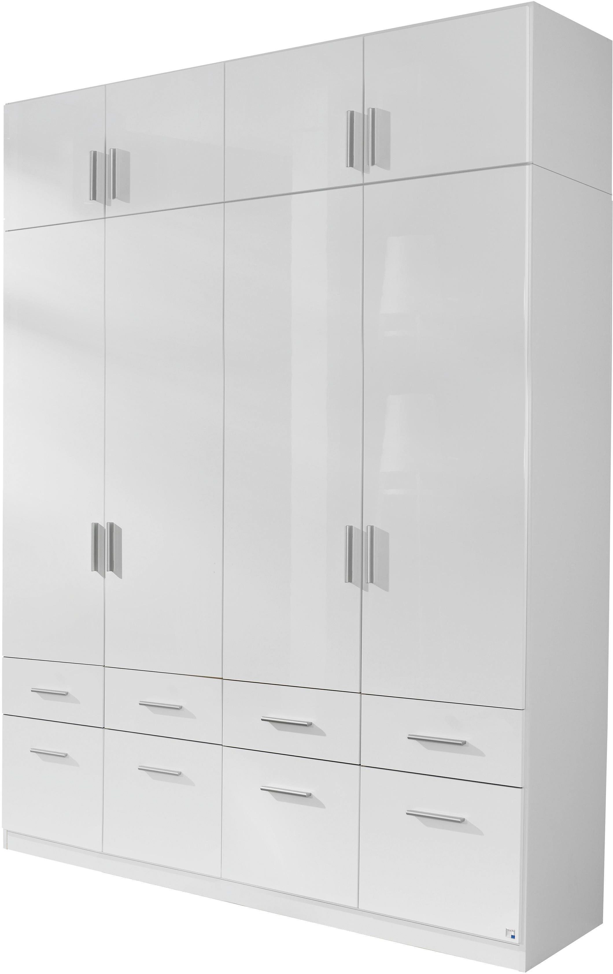 rauch Kleiderschrank Drehtürenschrank Schrank Garderobe Schlafzimmerschrank CELLE in 4 Breiten und 2 Höhen, optional mit Schubkästen MADE …
