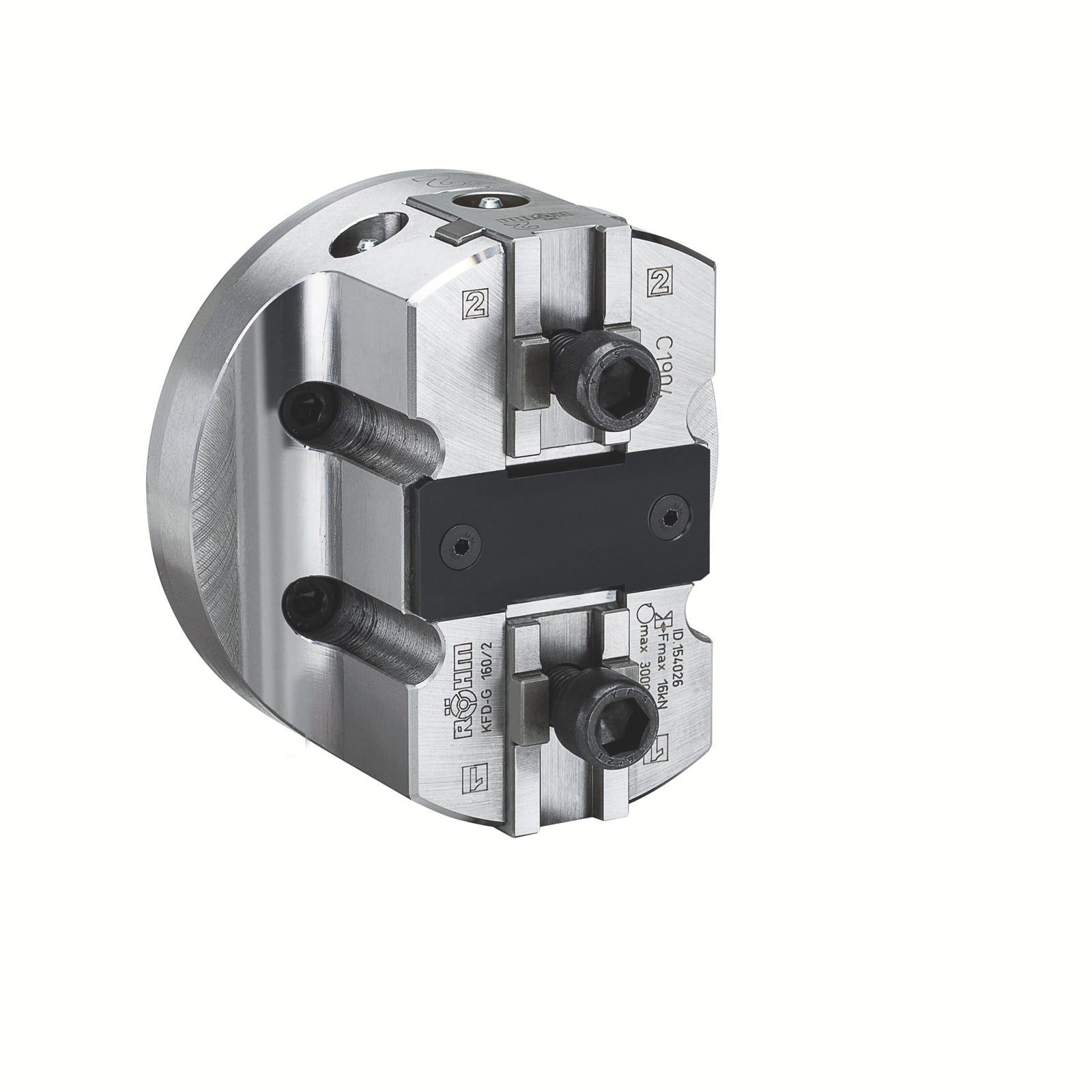Röhm Zweibacken-Futter Röhm Kraftspannfutter KFD-G 200, 2-Backen, großer Backenhub, Zylindris