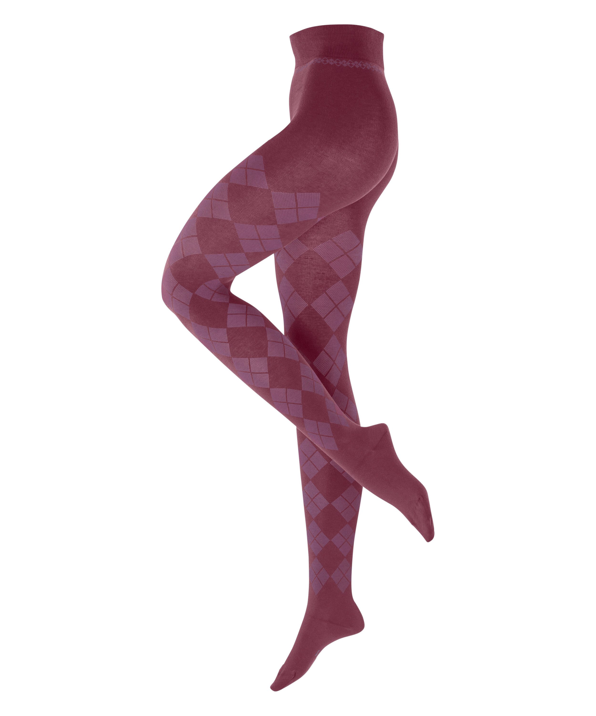 Burlington Strickstrumpfhose Elegant Essence (1 St) mit Argyle-Muster günstig online kaufen