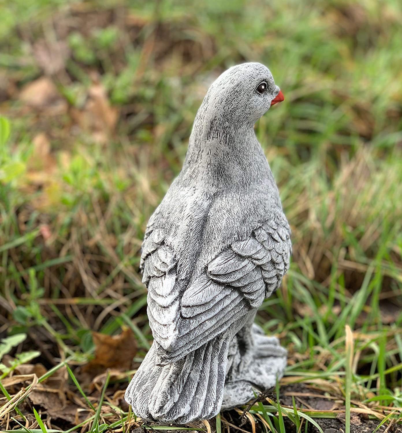 Stone and Style Gartenfigur Frostfeste Steinfigur Taube naturgetreu – Bild 5 von 5