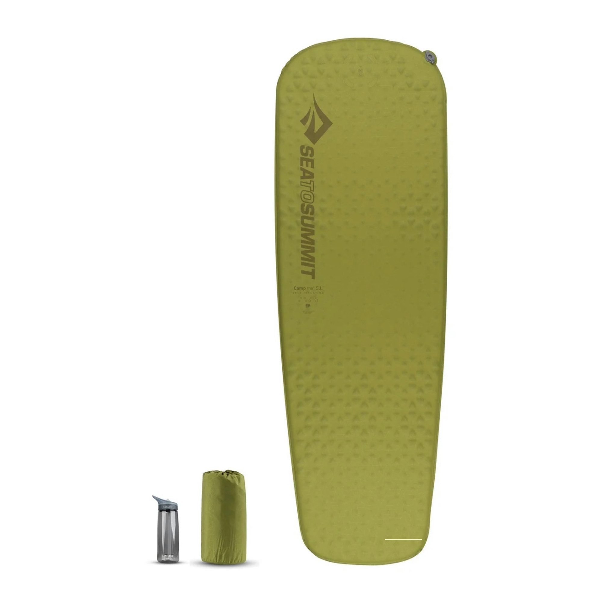 sea to summit Thermomatte Camp Self-Inflating Isomatte - Large - Grün