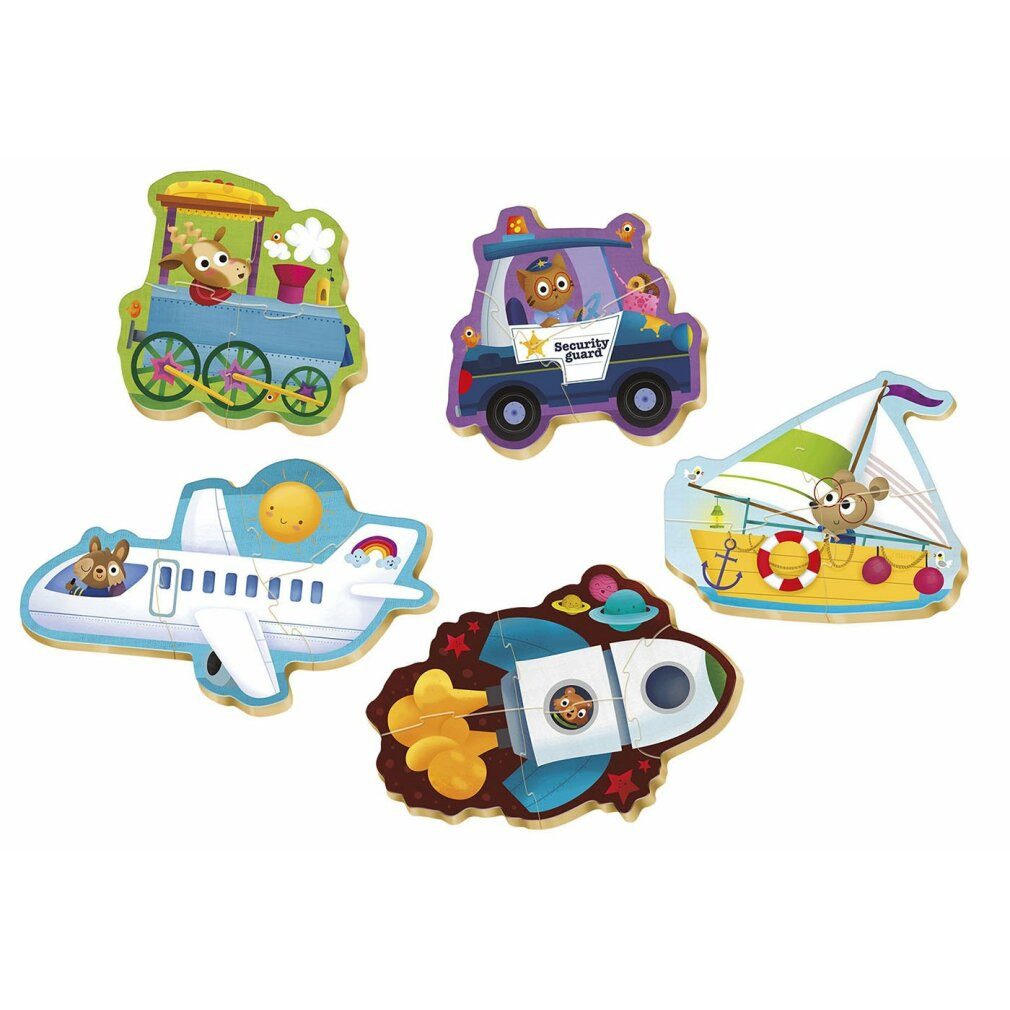 Educa Puzzle Fahrzeuge Puzzle 2-5Stück, Puzzleteile günstig online kaufen