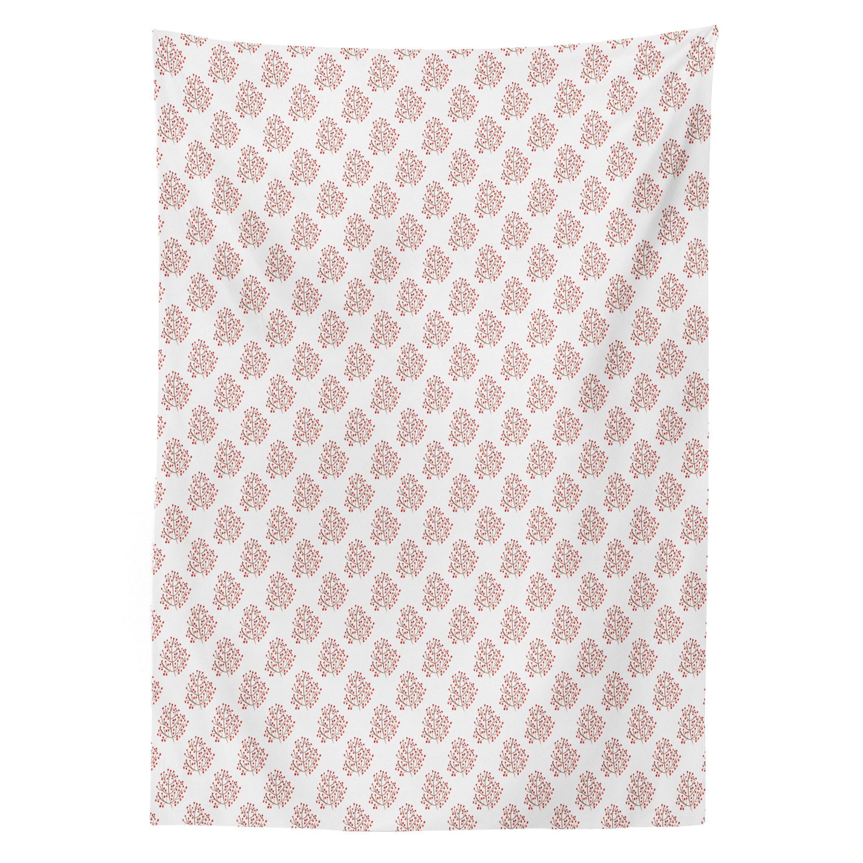 Abakuhaus Tischdecke Farbfest Waschbar Für den Außen Bereich geeignet Klare Farben, Blumen Berry Niederlassungen in Aquarell