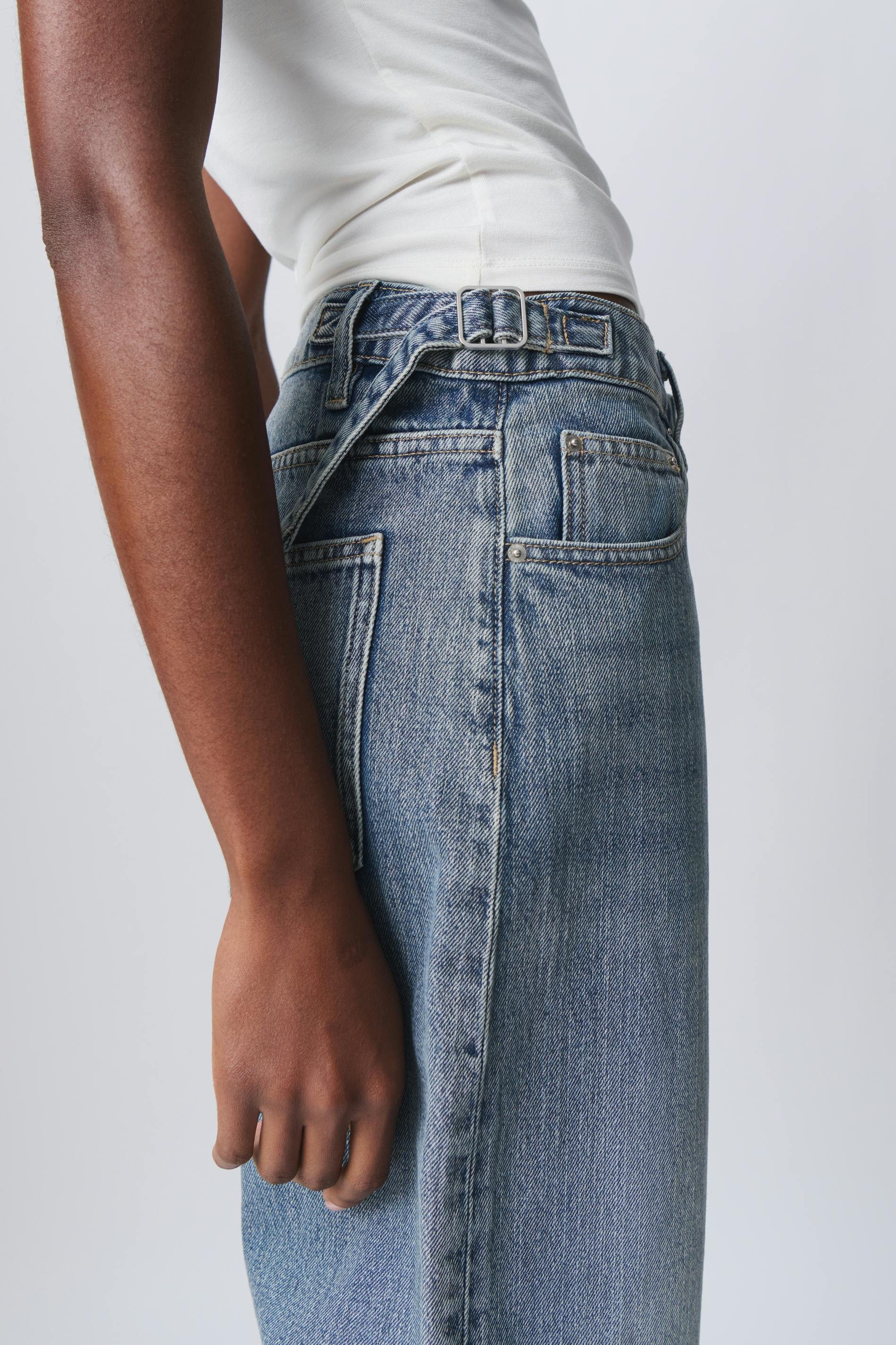 Gina Tricot Gerade Jeans Adjustabe waist jeans