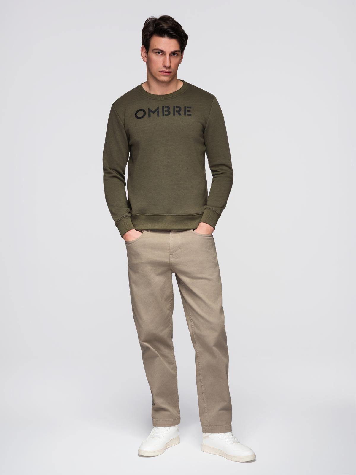 OMBRE Sweatshirt Klassisches Herren-Sweatshirt mit Aufdruck