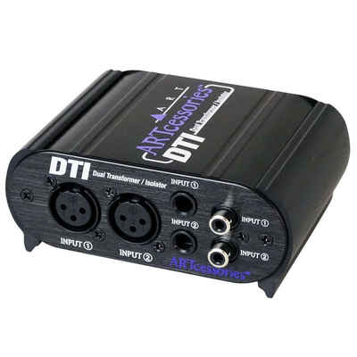 Art Audio ART DTI DI-Box zur Rauschunterdrückung Audio-Adapter 6,35-mm-Klinke, XLR, Cinch zu XLR, Cinch, 6,35-mm-Klinke