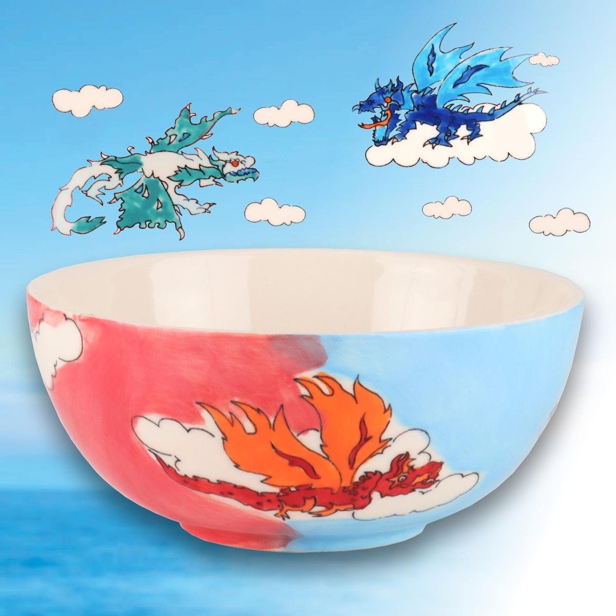 Kinder-Schale Dragon Mila Mila Müslischale Time, Keramik (Stück, Keramik, 1-tlg)