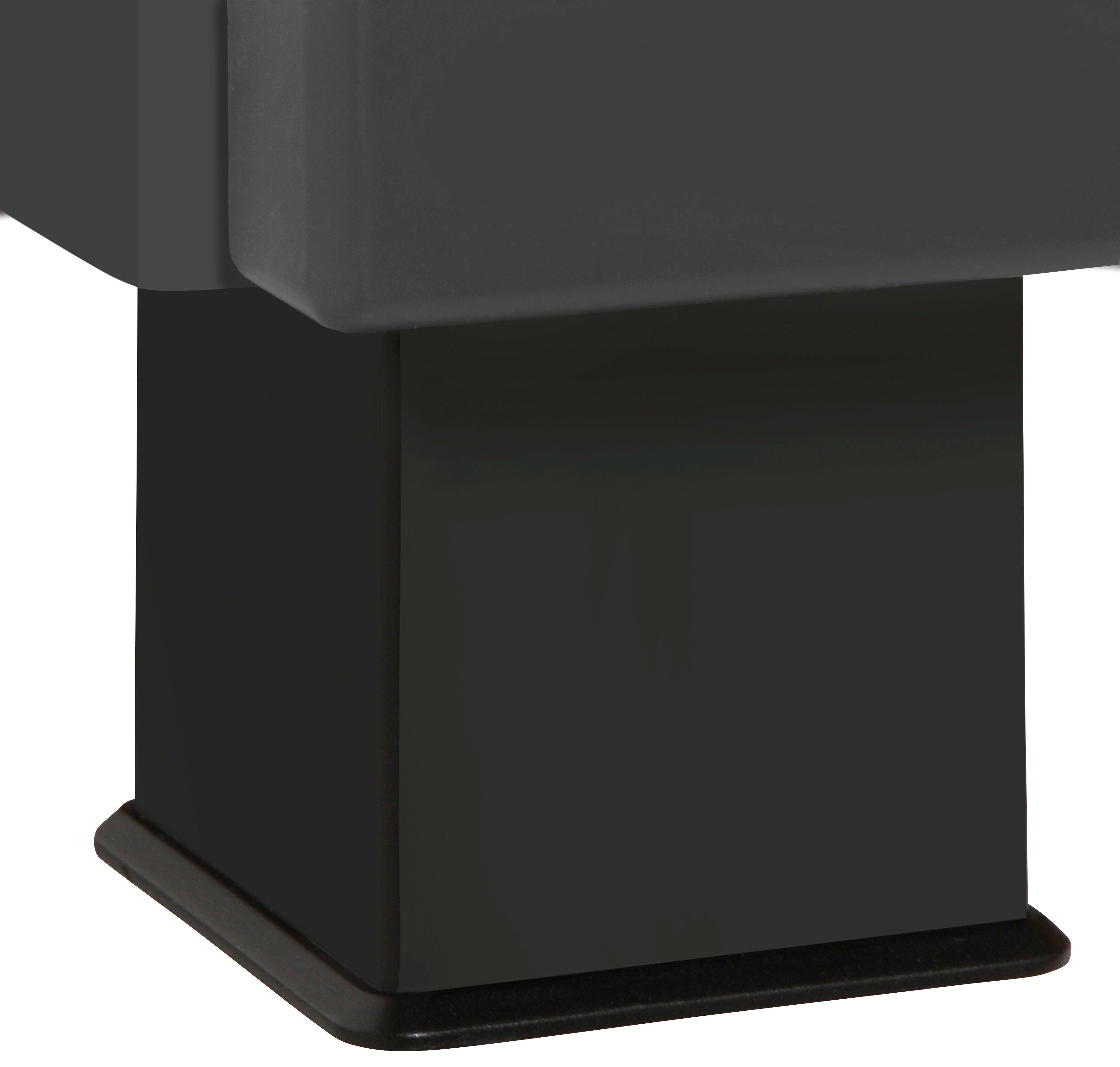 HELD MÖBEL Waschbeckenunterschrank Trento, verschiedene viel mit grafit Badschrank Badmöbel Stauraum, 80 grau cm, matt Breite | Ausführungen Farben Unterschrank WBU und