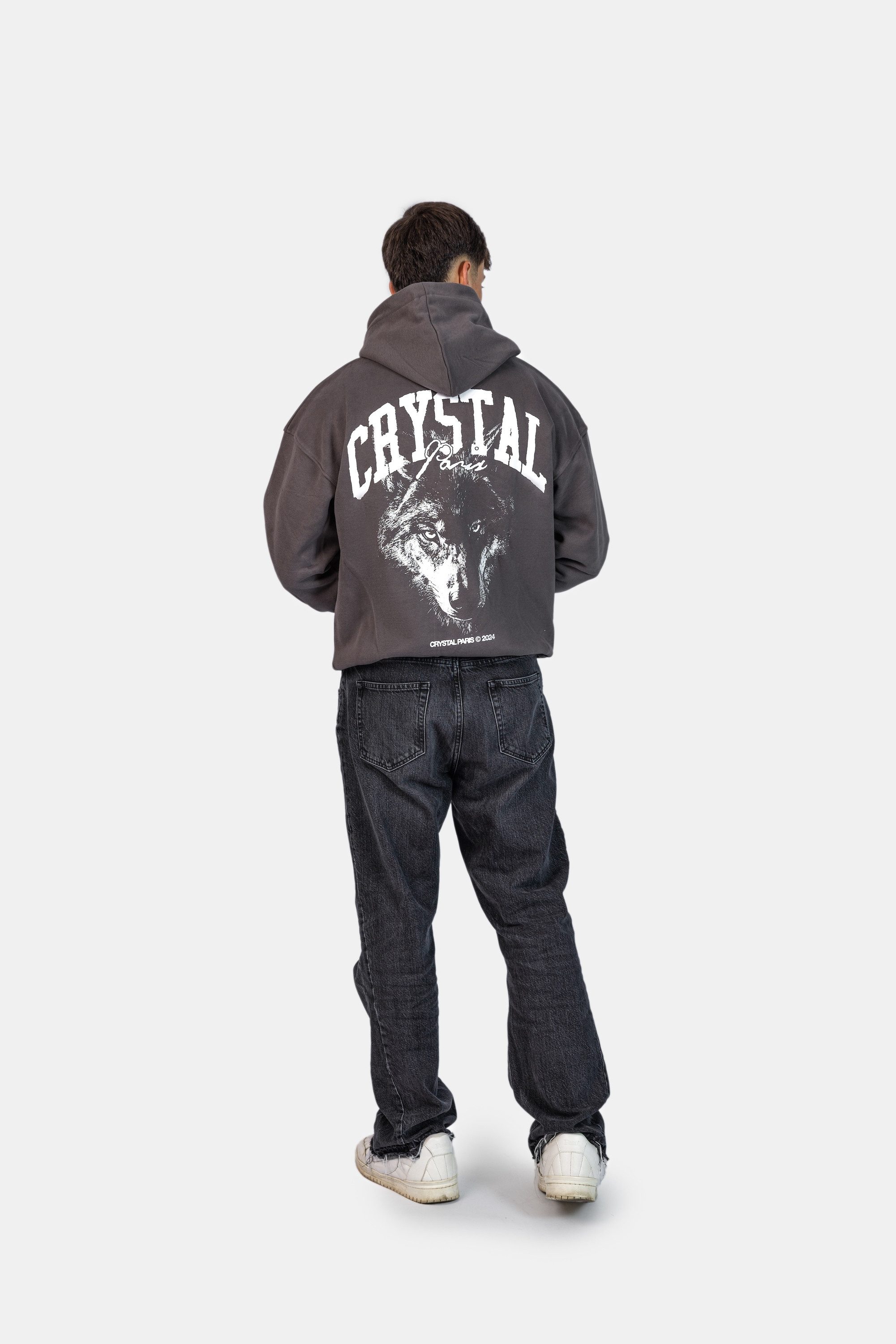 Crystal Paris Kapuzenpullover Nightwolf (1-tlg)