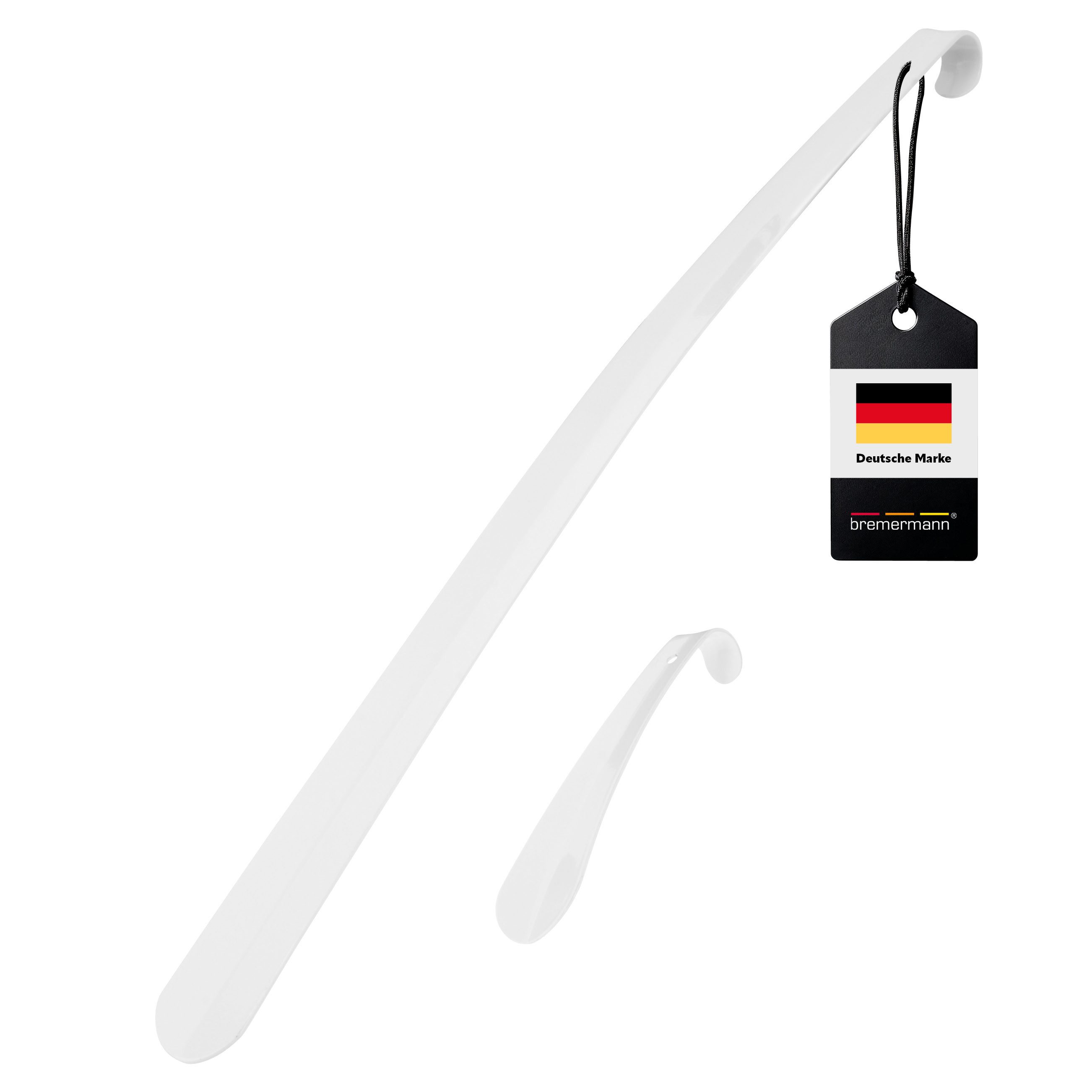 bremermann Schuhlöffel Schuhanzieher 2er Set, 16 und 58 cm