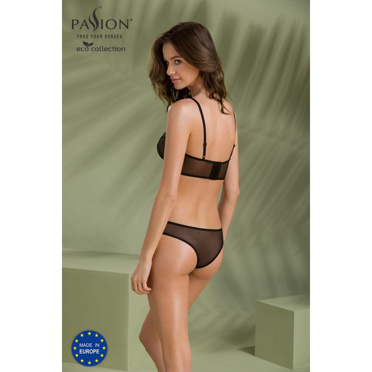Passion Eco black Bustier Collection PE bikini ECO - Primula (L/XL,S/M,XXL)