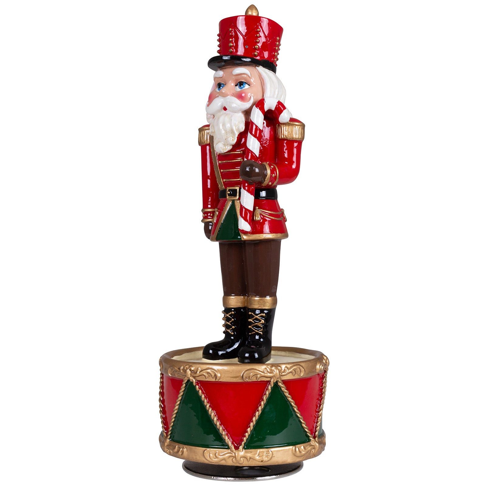 Christmas Paradise Spieluhr mechanisch aufziehbar 21 cm, (Weihnachtsdeko, Nußknacker, 1-tlg), spielt Musik, dreht sich, bunt