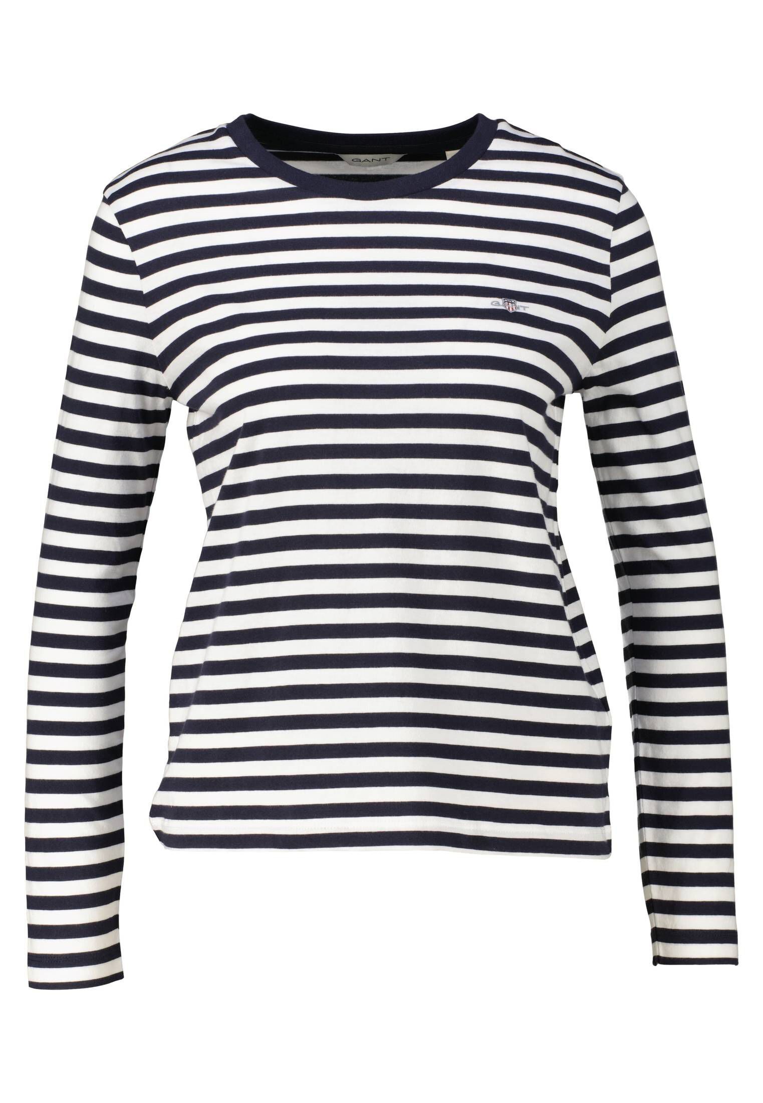 Gant T-Shirt Damen Langarmshirt aus Bio-Baumwolle günstig online kaufen