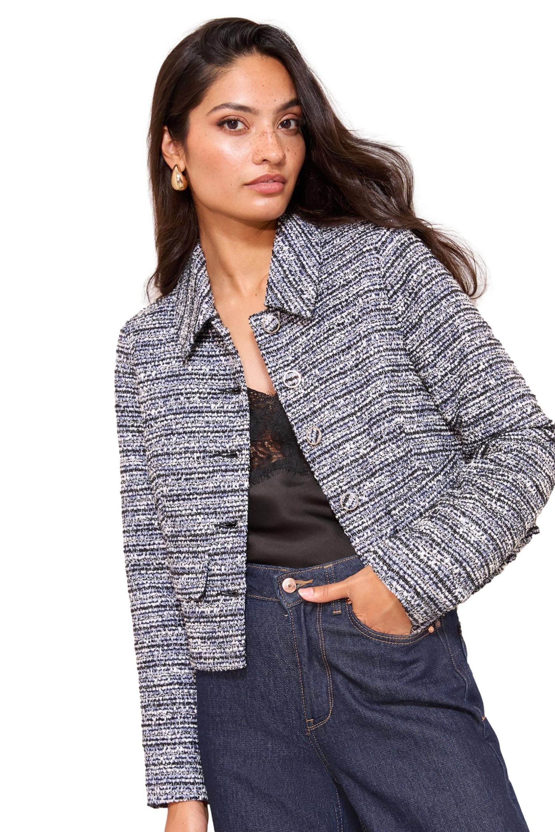 Friends Like These Kurzjacke Friends Like These Trophy-Jacke aus Bouclé (1- günstig online kaufen