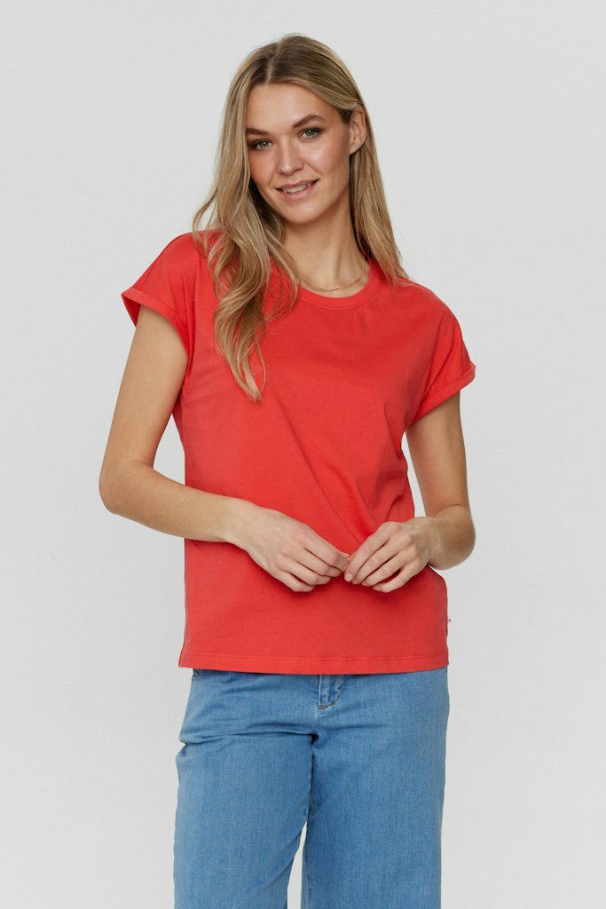 nümph Rundhalsshirt Rundhals T-Shirt für Damen (1-tlg., keine Angabe)