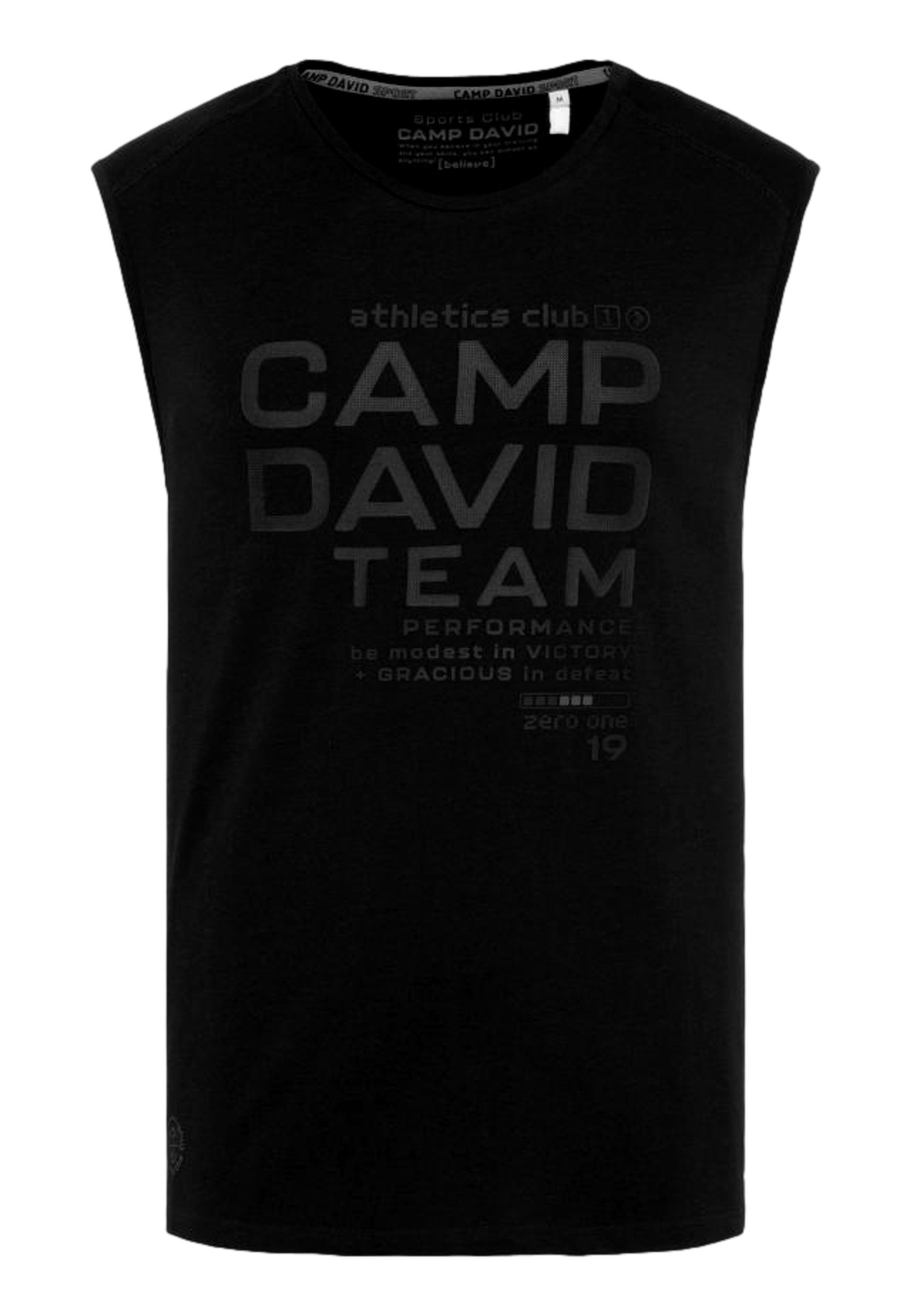 CAMP DAVID Tanktop Tanktop ärmelloses T-Shirt günstig online kaufen