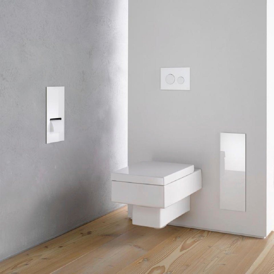 Emco Schrankmodule »Asis 2.0 WC-Papier-Modul Unterputz« Anschlag links, optiwhite (346 mm)-HomeTrends