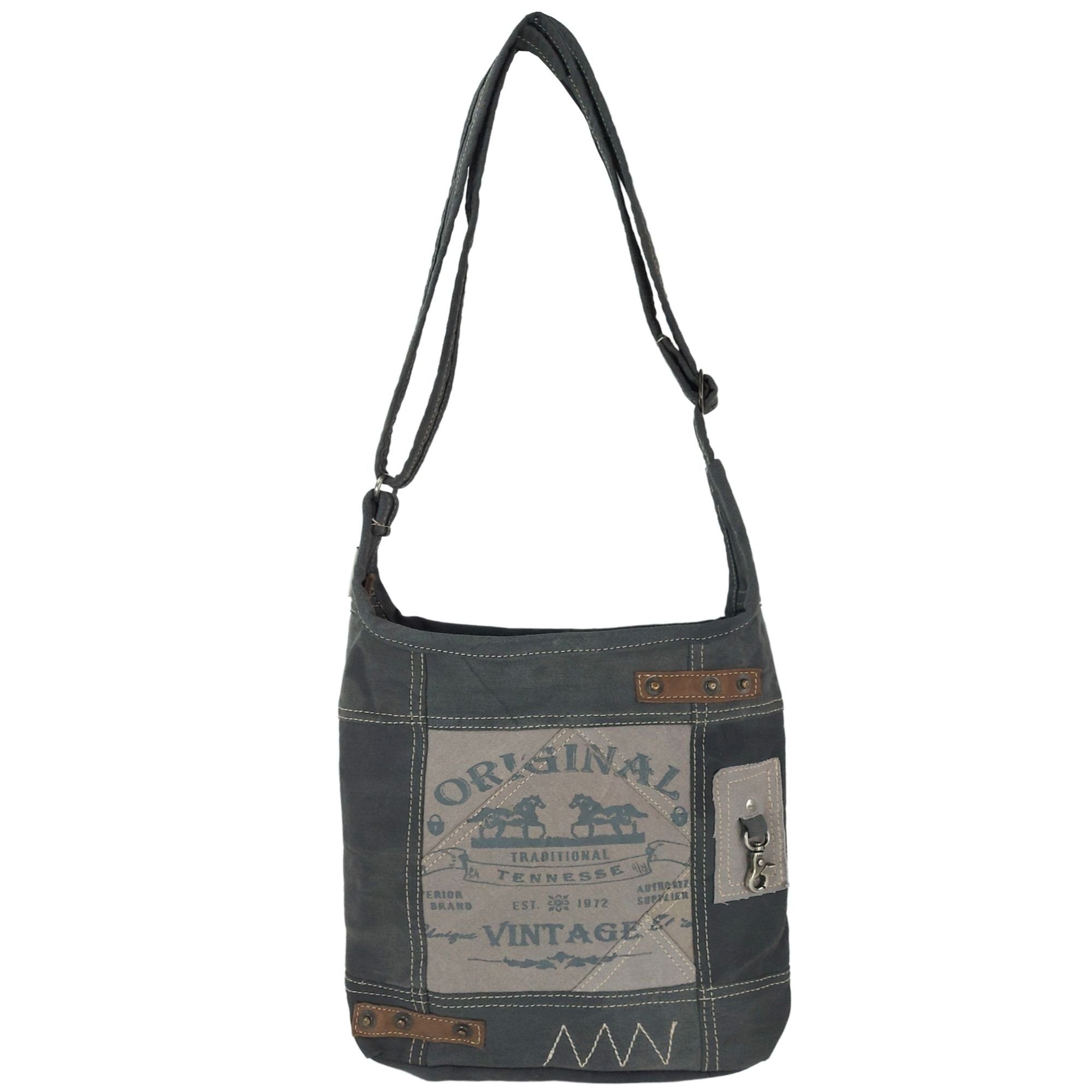 Sunsa Umhängetasche Hobo Tasche Umhängetasche Crossbody Bag mit Pferde Druck, enthält recyceltes Material, Pferdedruck für Pferde Liebhaber