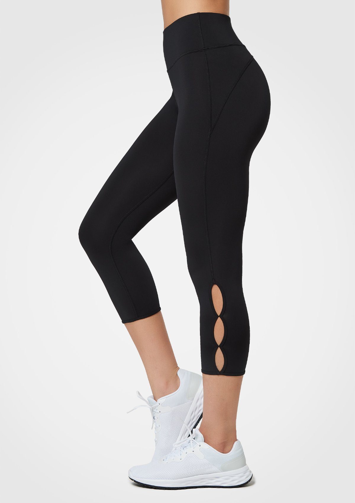 Yvette Caprileggings 3/4 Damen Hollow-out Sport Leggings Hose, E100362A19 günstig online kaufen