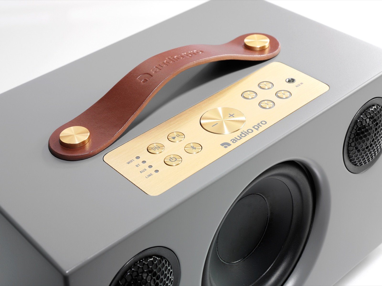 Audio Wireless C5 Alexa Grau Multiroom-Lautsprecher Pro mit Alexa Multiroom-Lautsprecher