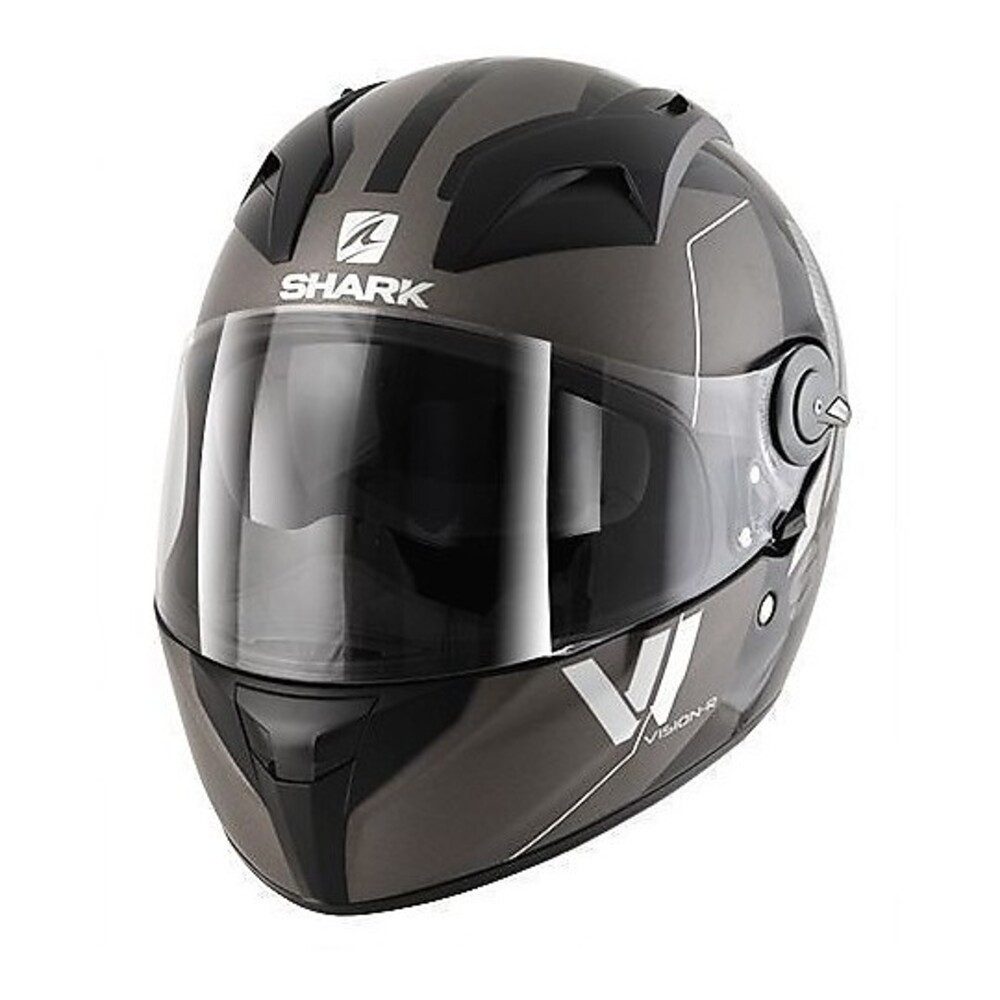 Motorradhelm Shark Vision-R Series 2 Cartney, schwarz/grau, Gr.M