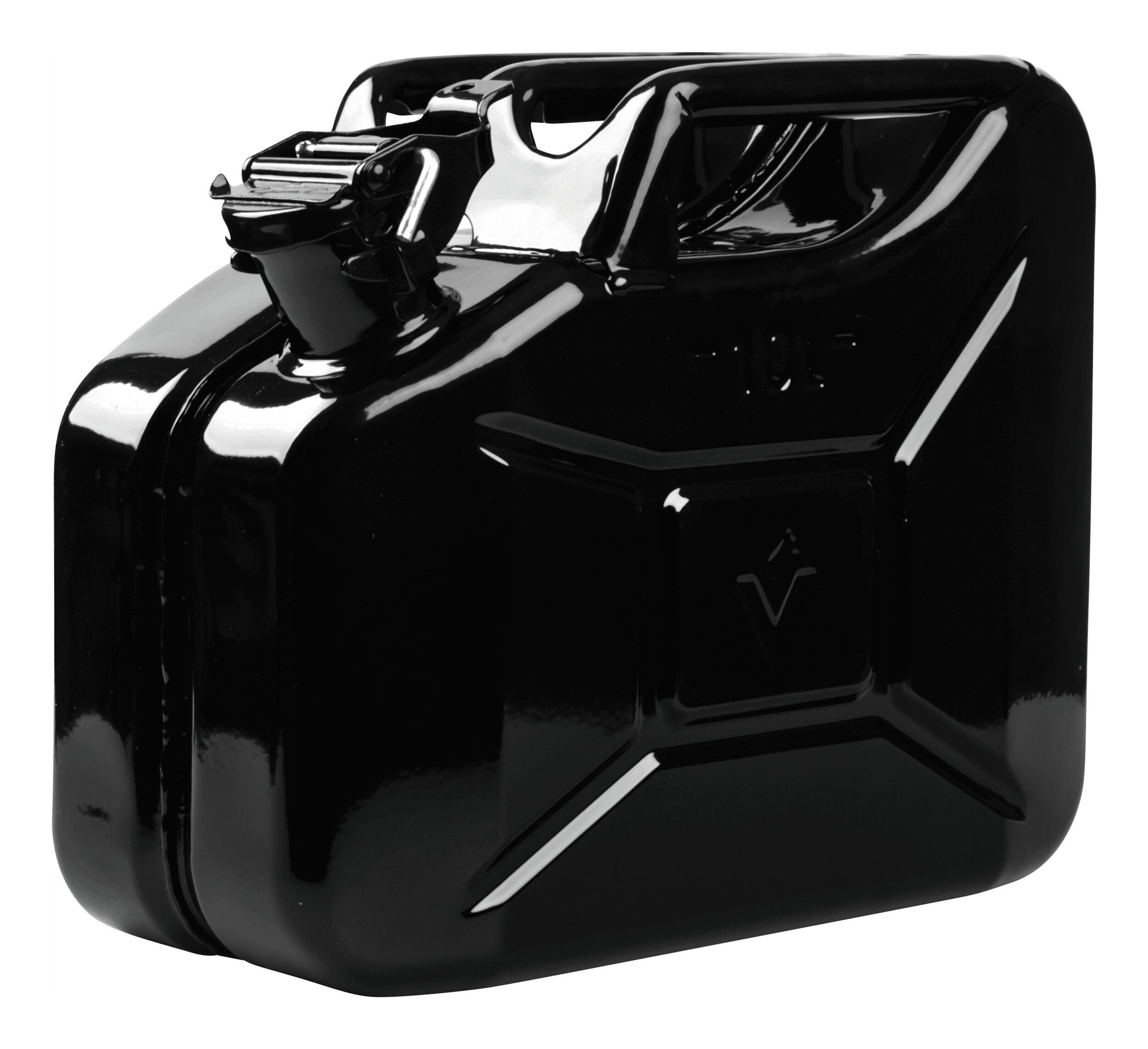 Valpro Kanister, Kraftstoffkanister Stahlblech Nenninhalt 10lTiefschwarz RAL 9005