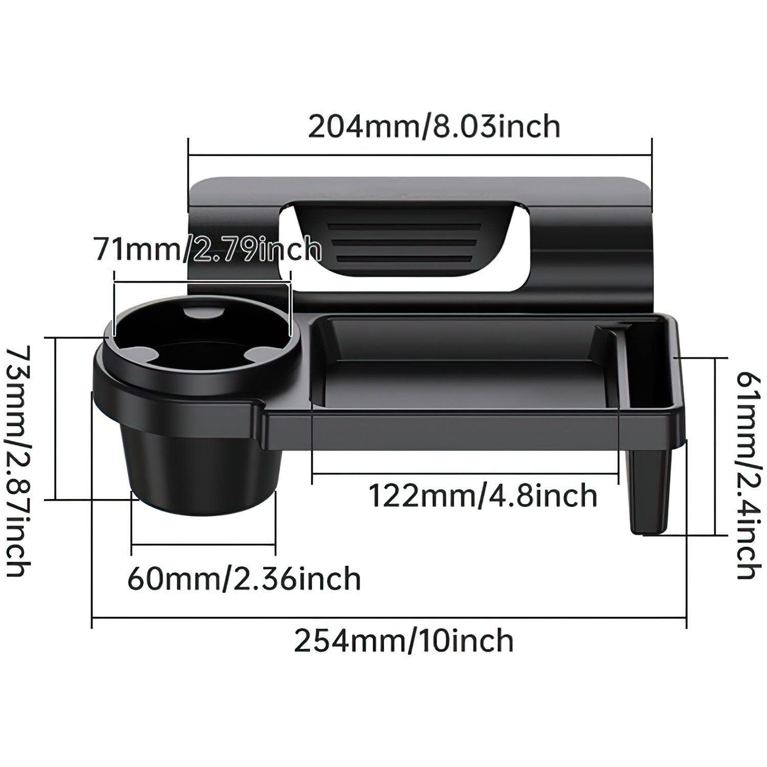 SURFOU Becherhalter Getränkehalter Auto Organizer Multifunktionale Aufbewahrungsbox, (Becherhalter Kaffeehalter Flaschenhalter Pommes Burger Cola Halter), Für Auto PKW LKW
