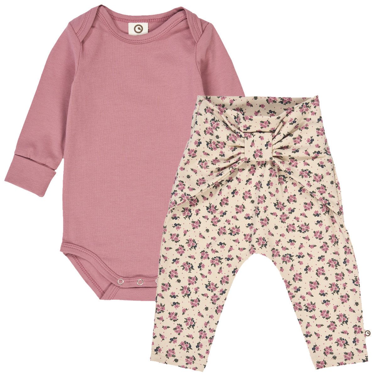 Müsli by GREEN COTTON Body 1586003500 Mädchen (1-tlg) Outfit-Set, Bekleidungsset, Kombi-Set, 2er-Set, Baby-Set