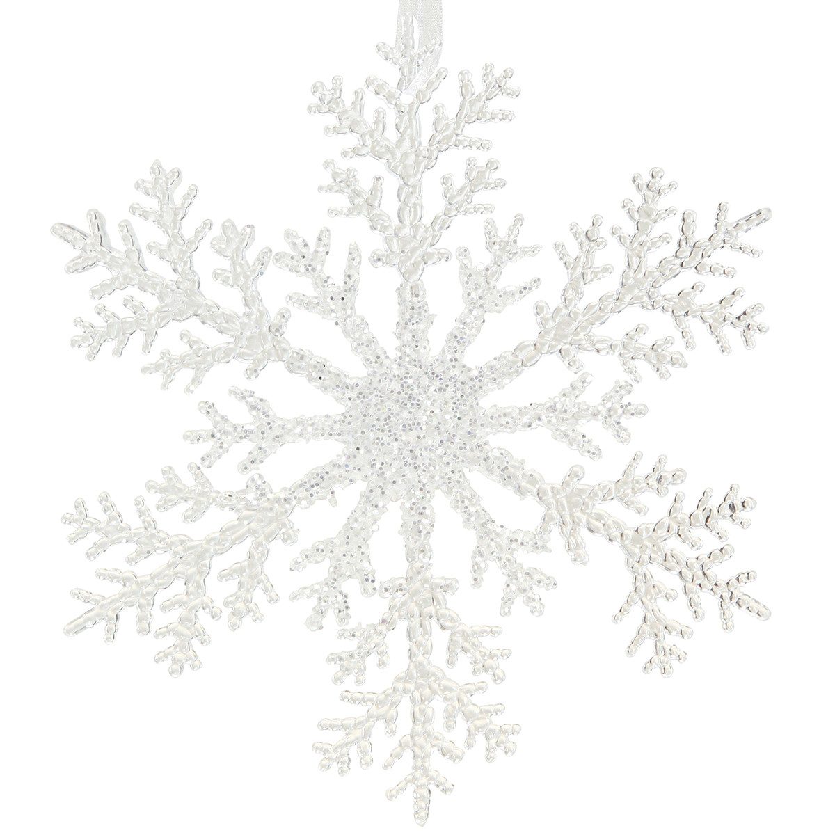 Viana Schneemann Schneeflocken Deko Eiskristalle zum Hängen 18×20 cm 4er Se günstig online kaufen