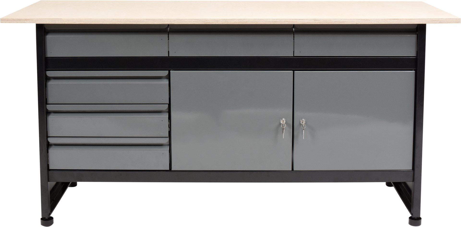 TRIZERATOP Werkbank Werkbank, Werktisch 1700x600x840mm, (Werkbank)