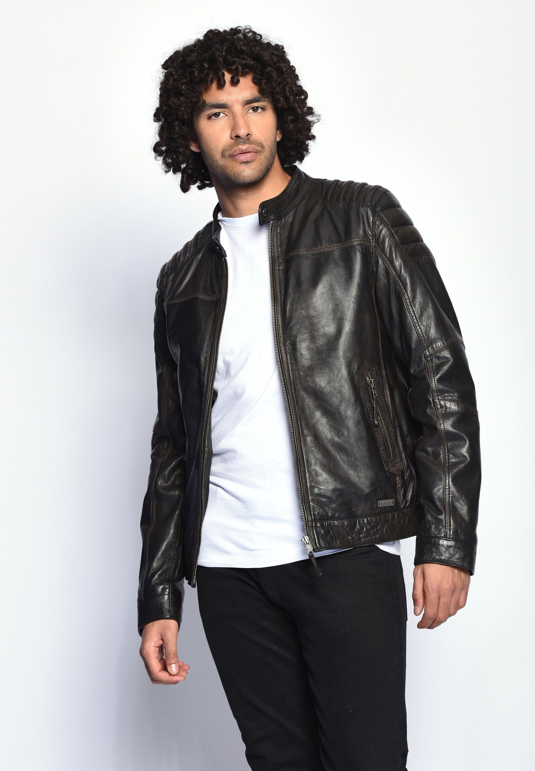 MUSTANG Lederjacke Whyte